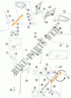 MANILLAR / MANDOS para KTM 1190 RC8 R WHITE 2012