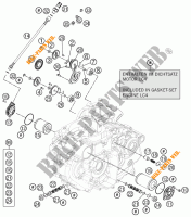 BOMBA DE OLIO para KTM 690 ENDURO R 2012