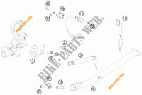 CABALLETE LATERAL / CENTRAL para KTM 690 ENDURO R 2012