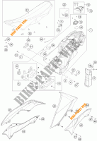 DEPOSITO / ASIENTO para KTM 690 ENDURO R 2012