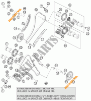 DISTRIBUCION para KTM 1190 RC8 R WHITE 2011