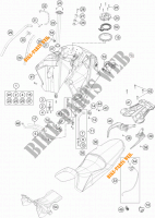 DEPOSITO / ASIENTO para KTM 1290 SUPER ADVENTURE R 2018