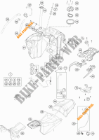DEPOSITO / ASIENTO para KTM 1290 SUPER ADVENTURE T 2017