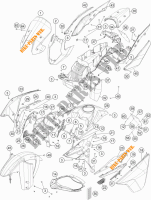 PLASTICOS para KTM 1090 ADVENTURE L 35KW A2 2017